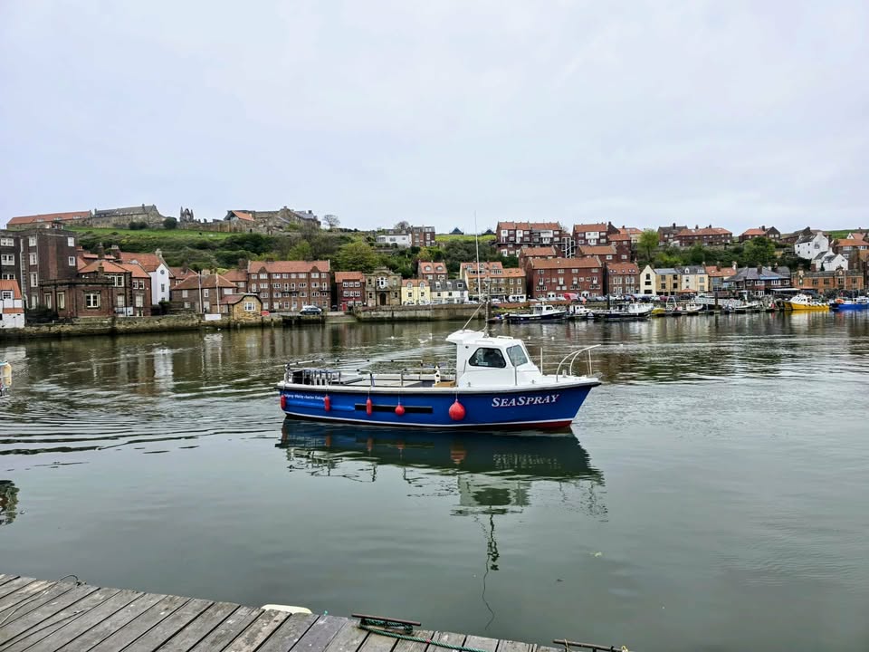 SeaSpray Whitby boat in the Whitby harbour